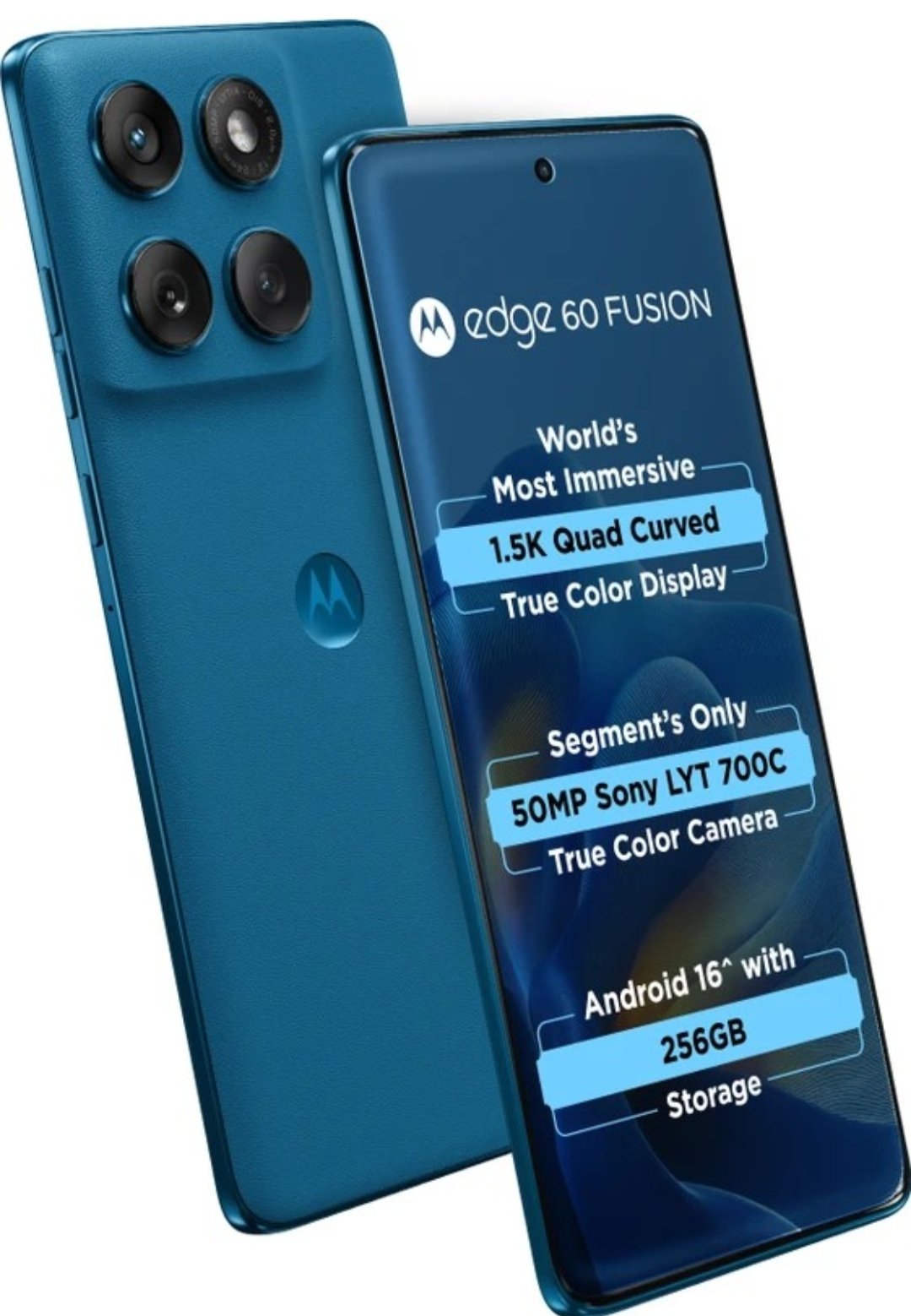 Moto Edge 60 fusion 5g (Pantone Mykonos Blue)
