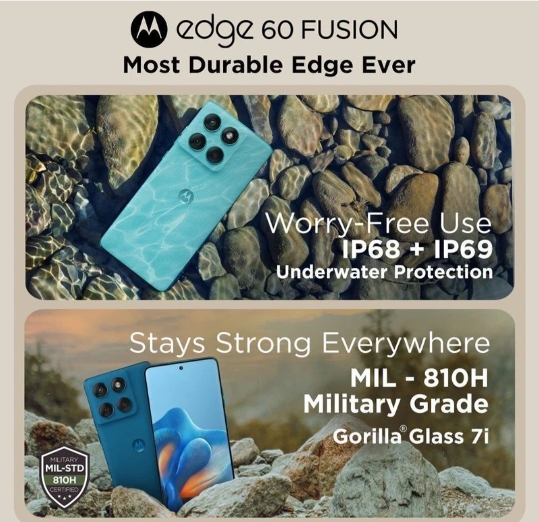Moto Edge 60 fusion 5g (Pantone Mykonos Blue)