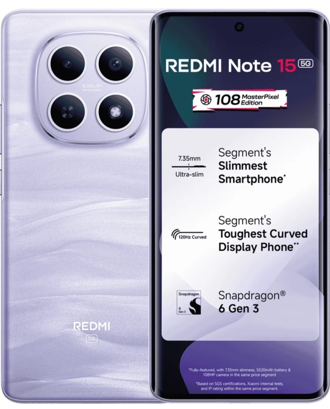 Redmi Note 15 5g (Mist Purple)