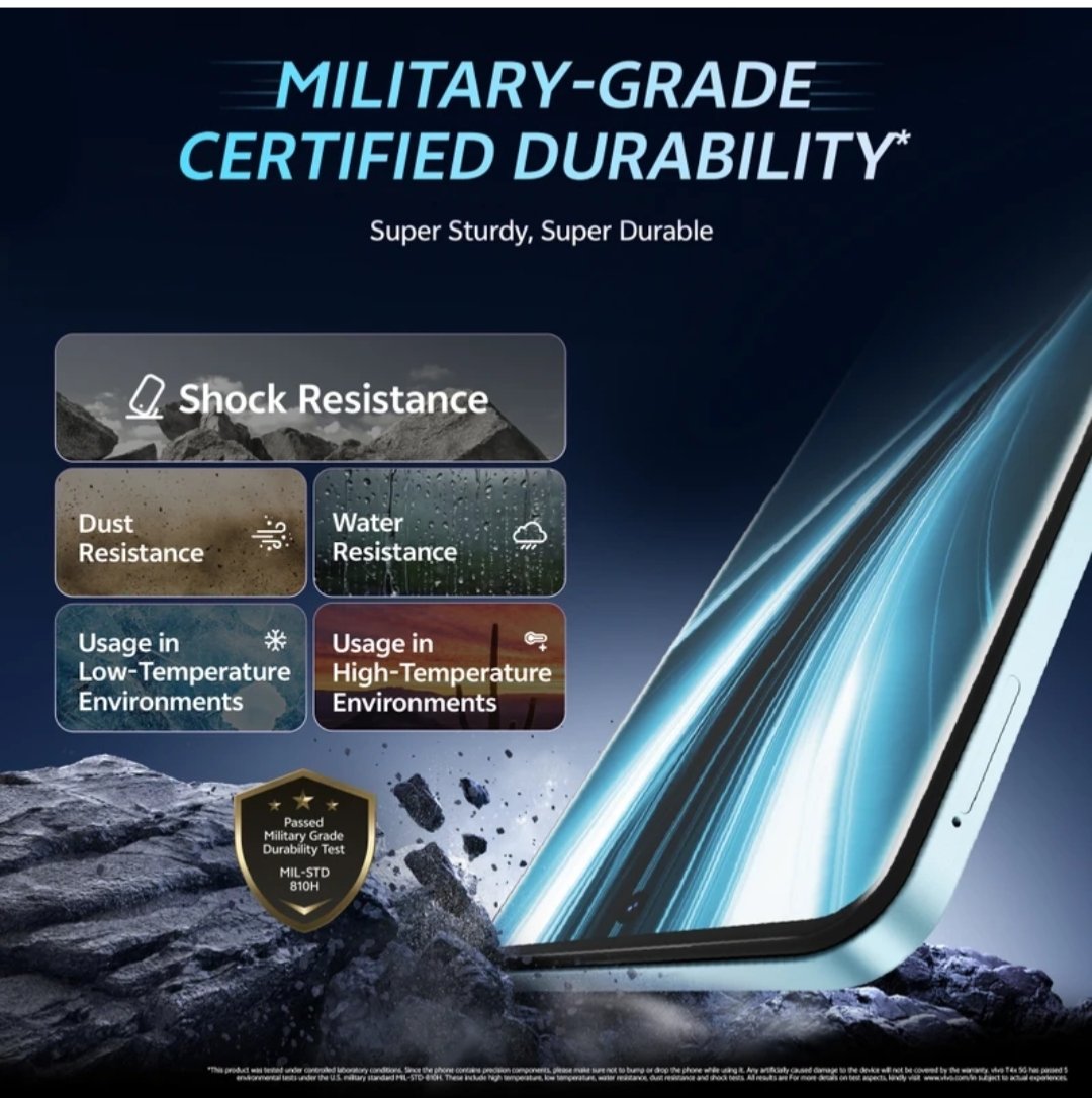 Vivo T4X 5g (Marine Blue)