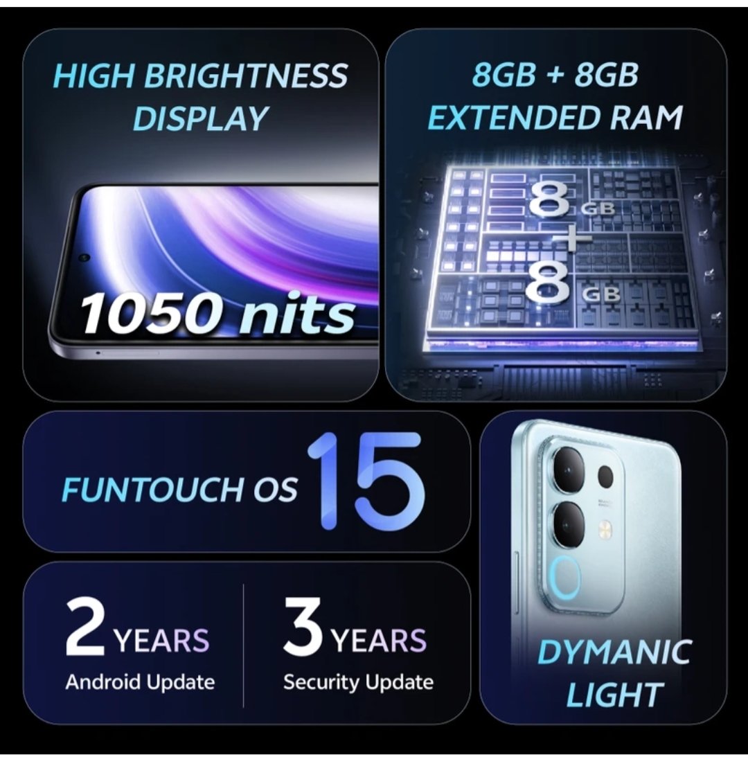 Vivo T4X 5g (Marine Blue)