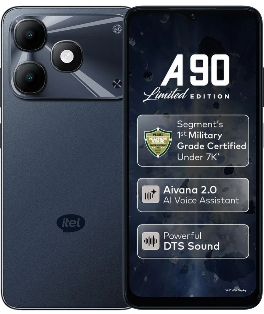 Itel A90 4g (Starlit Black)