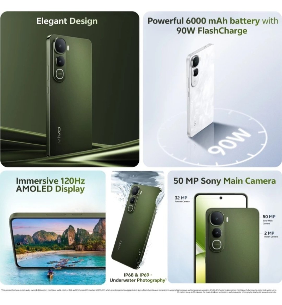 VIVO Y400 5G (Glam White,)