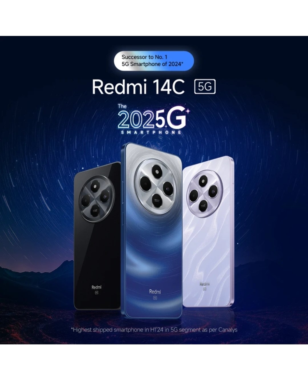 Redmi 14C 5G (Starlight Blue)