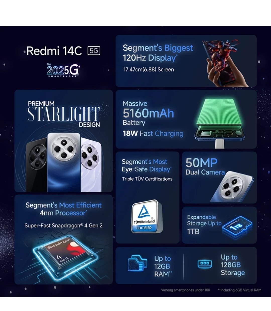 Redmi 14C 5G (Starlight Blue)