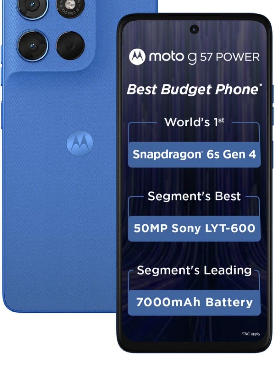 MOTO G57 POWER 5G ( Pantone Regatta)