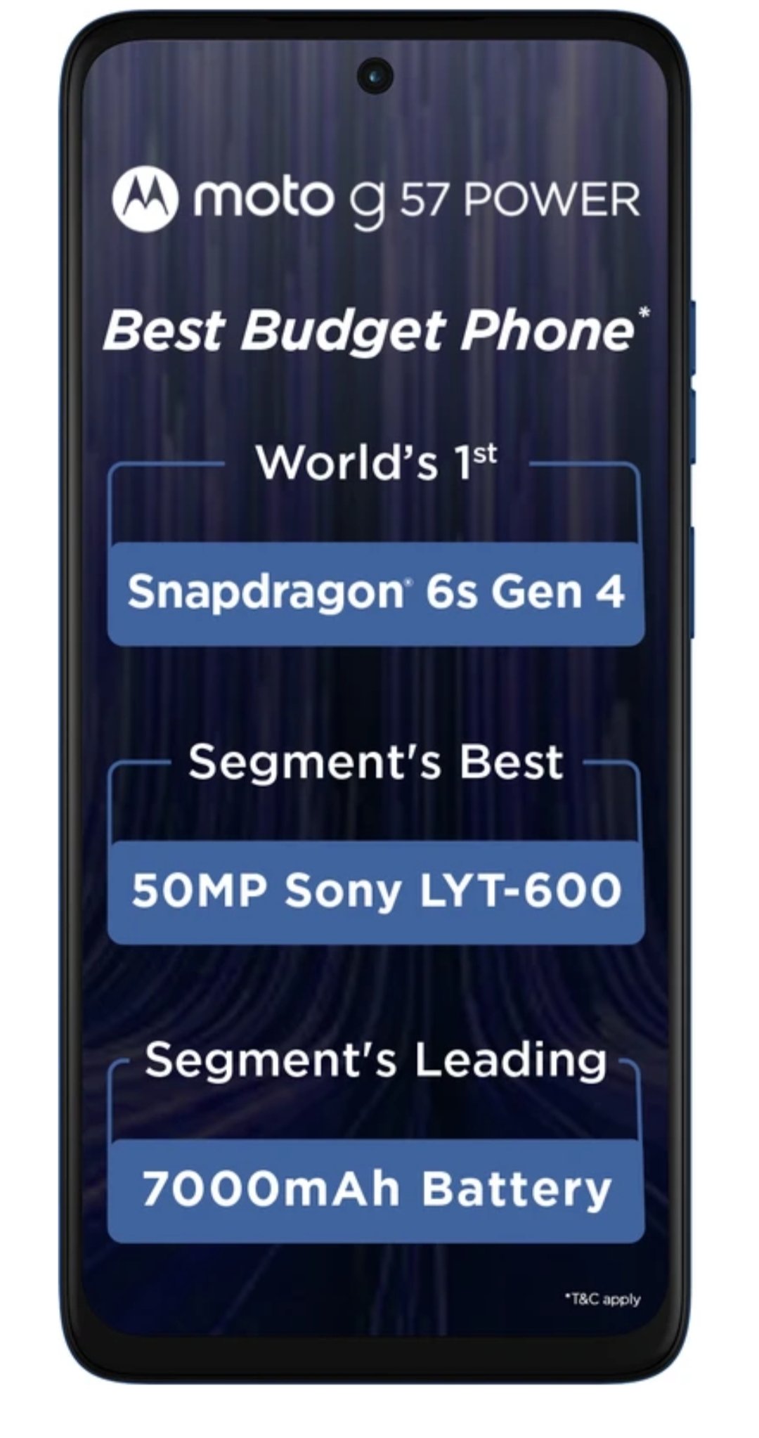 MOTO G57 POWER 5G ( Pantone Regatta)