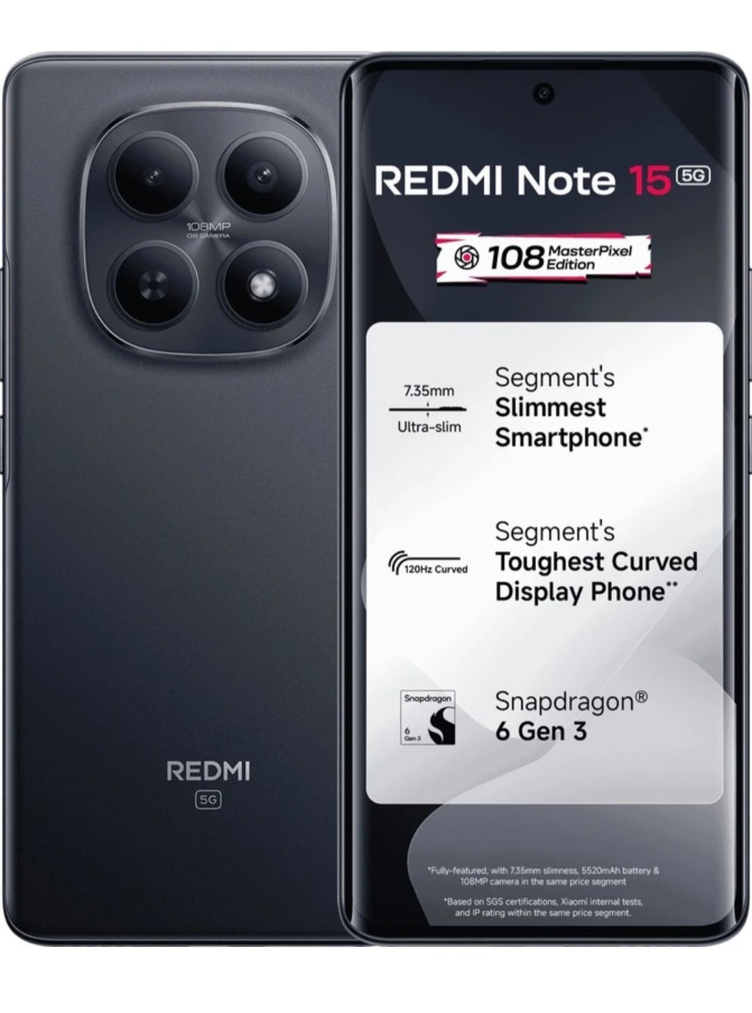 REDMI NOTE 15 5G (BLACK)